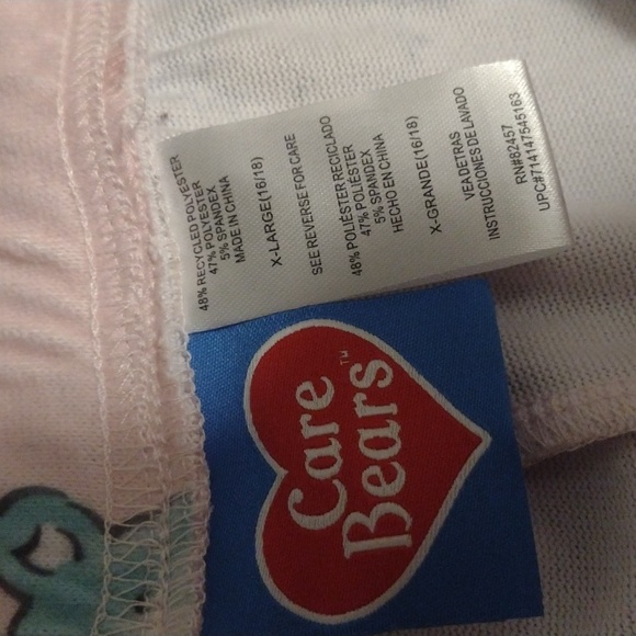Care Bears soft pink pajama pants with pockets size XL - Picture 2 of 10